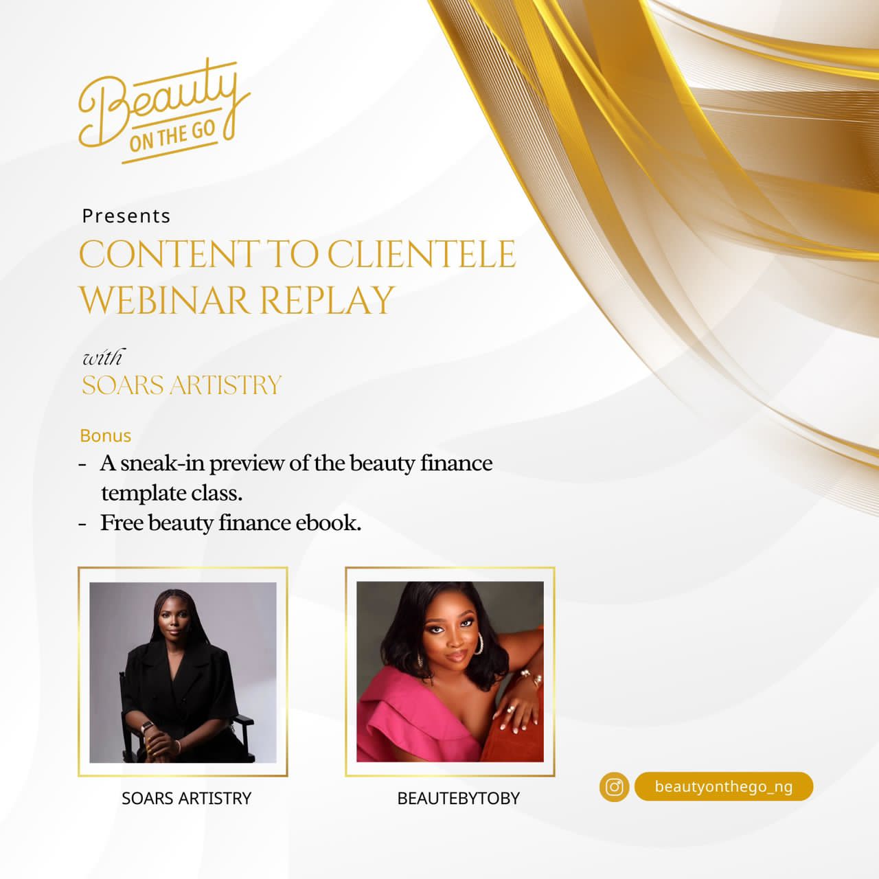 Content to Clientele Webinar REPLAY.